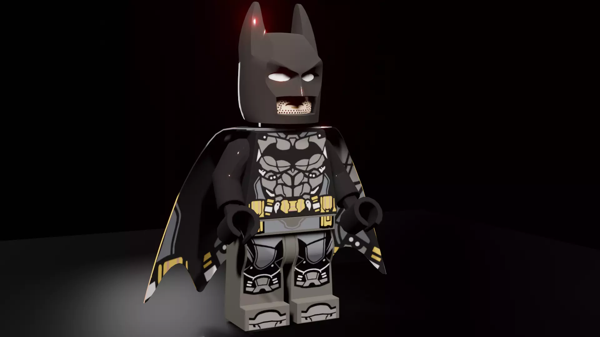 Batman Toy Character - Fully Textured Printable 3D Model 3D print model_0