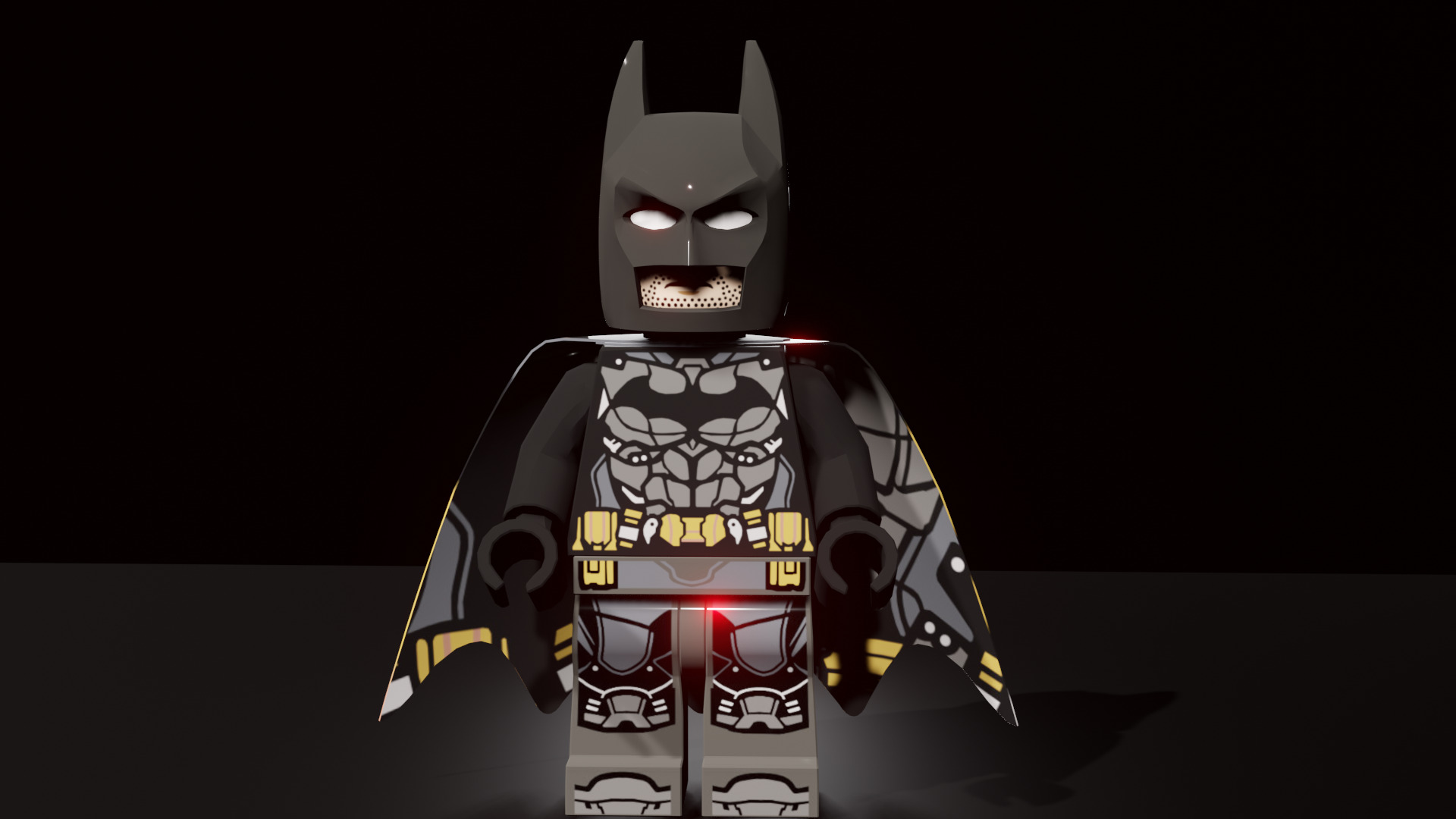 Batman Toy Character - Fully Textured Printable 3D Model 3D print model_1