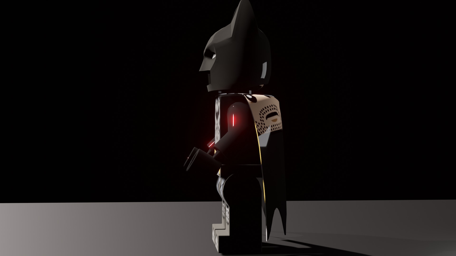 Batman Toy Character - Fully Textured Printable 3D Model 3D print model_4