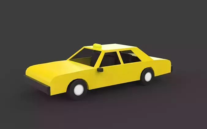 taxi 3d model