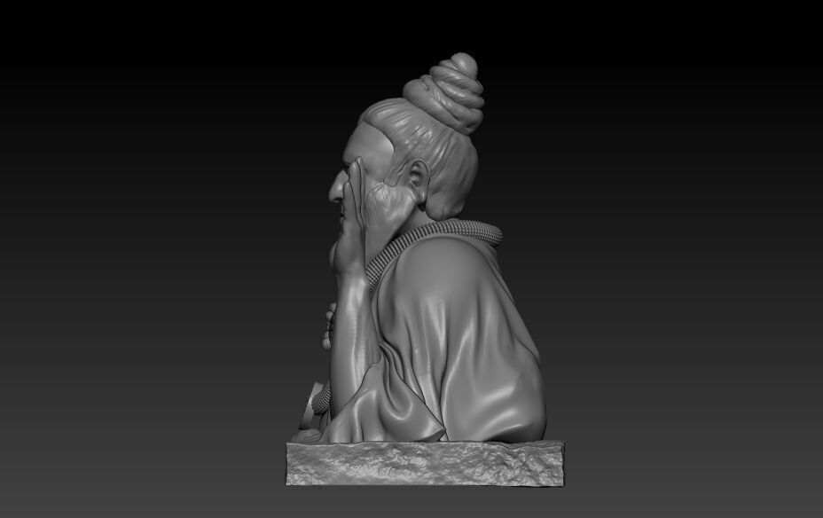 Premanand ji maharaj statue 3D print model_3