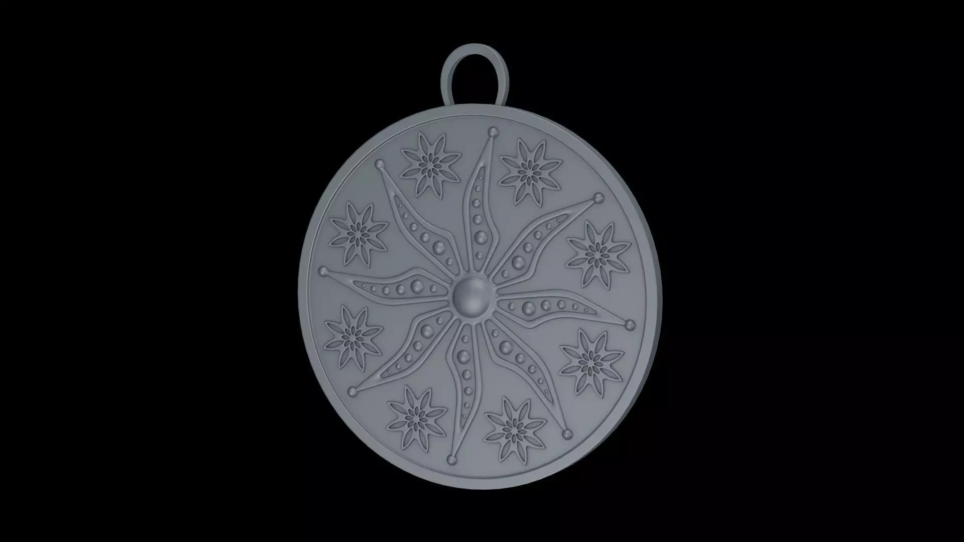 Medallion amulet Free 3D print model