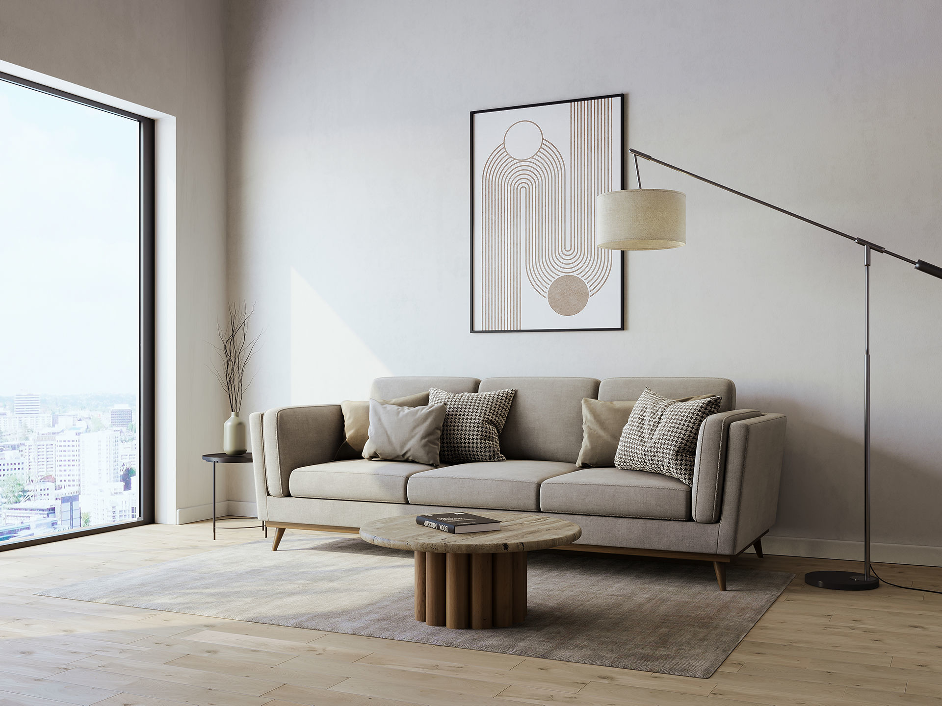 interior living room scene 55 3D model_1