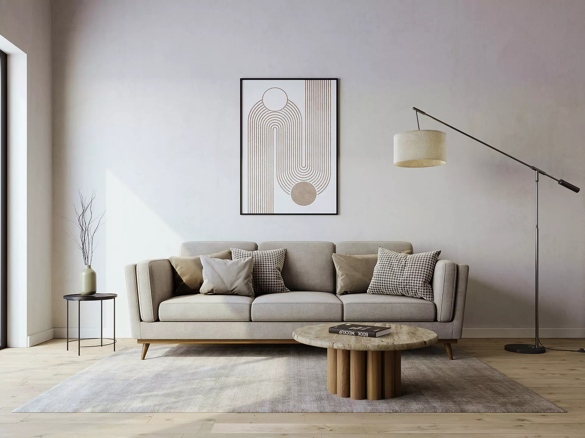 interior living room scene 55 3D model_0