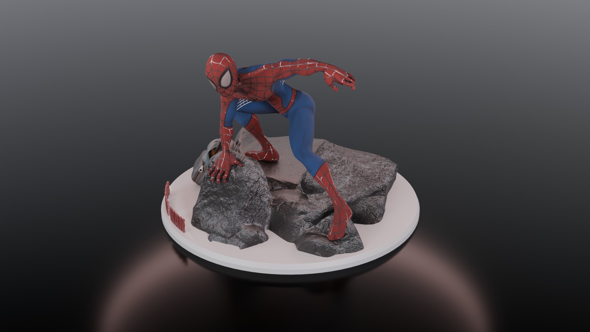  3D Printable Spider Man Figurine 3D print model_2