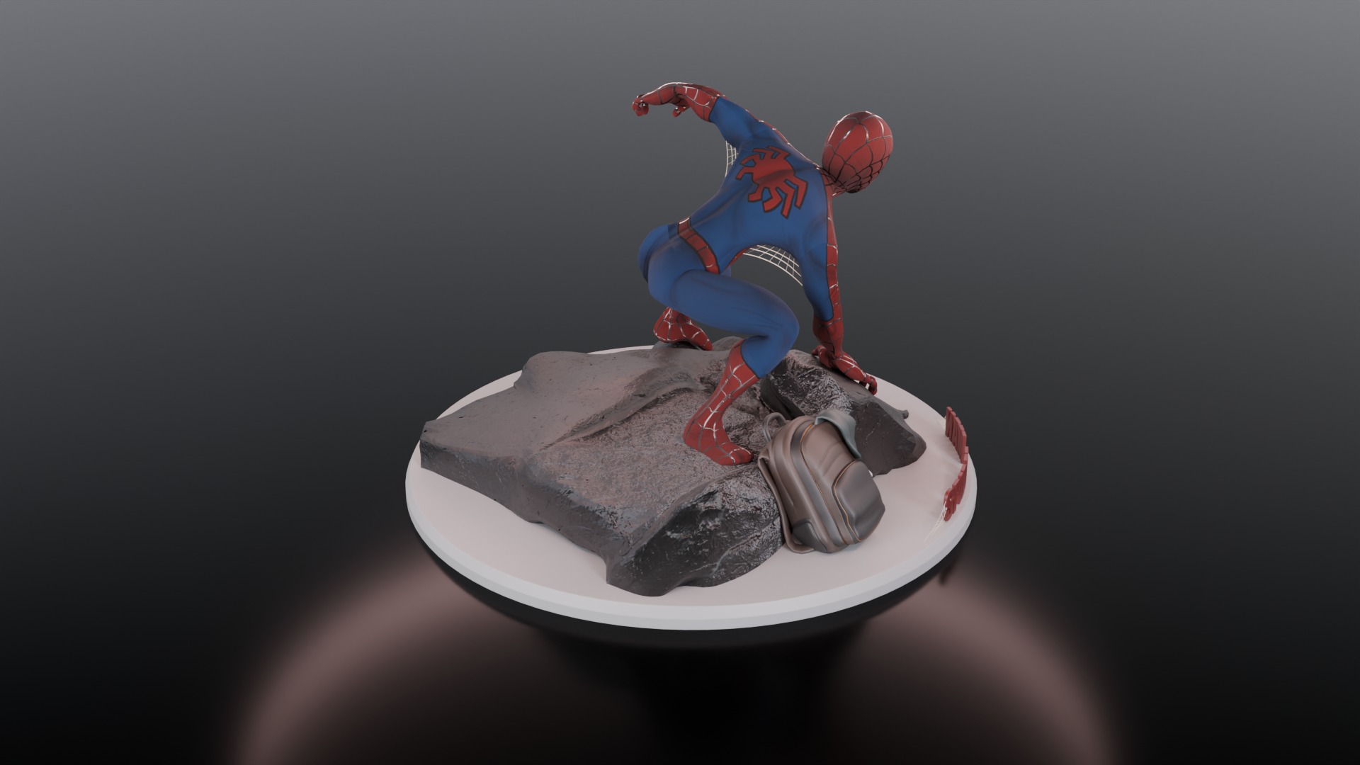  3D Printable Spider Man Figurine 3D print model_6