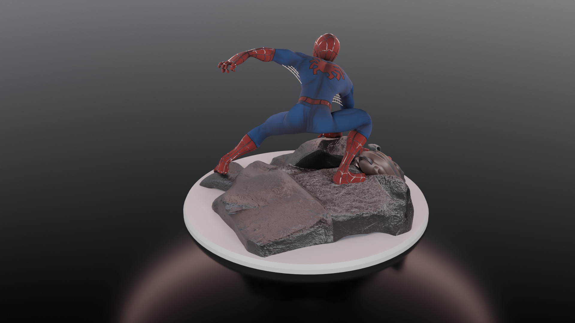  3D Printable Spider Man Figurine 3D print model_5