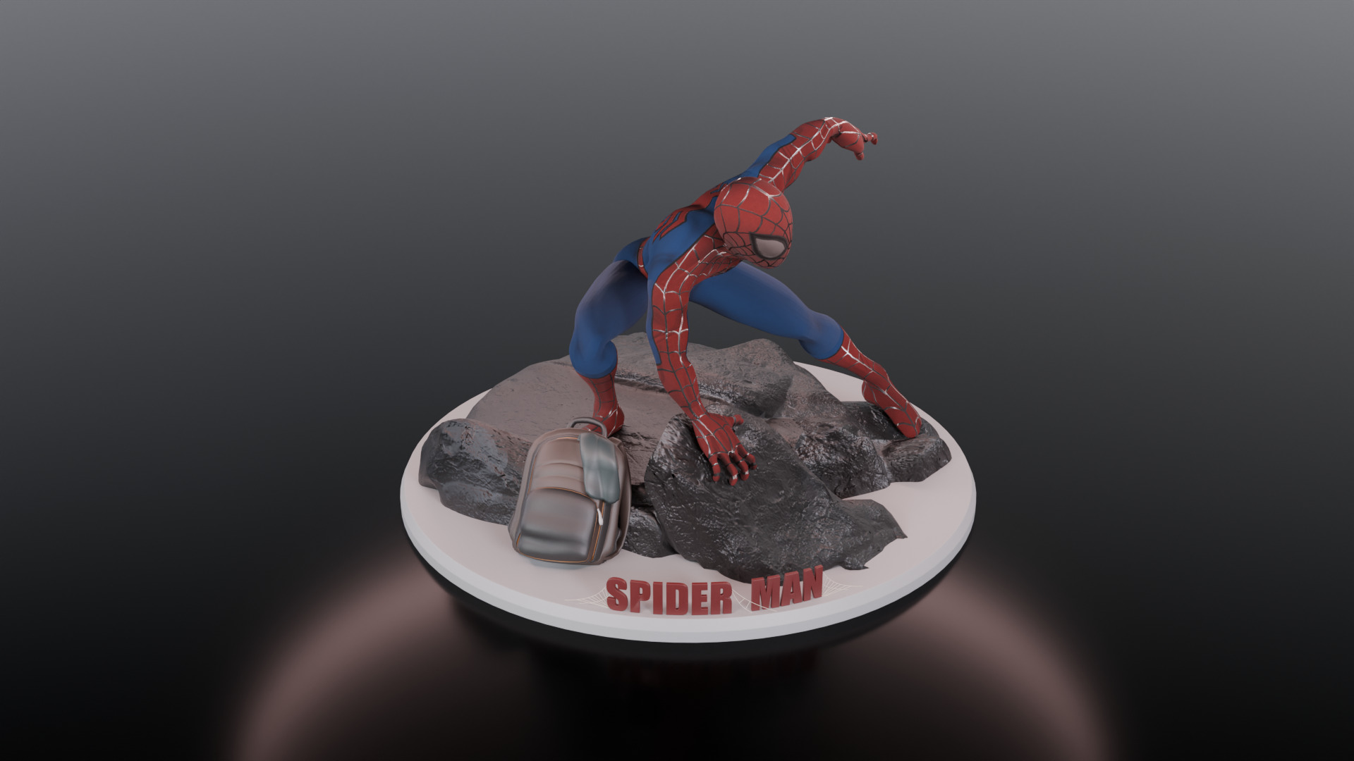  3D Printable Spider Man Figurine 3D print model_8