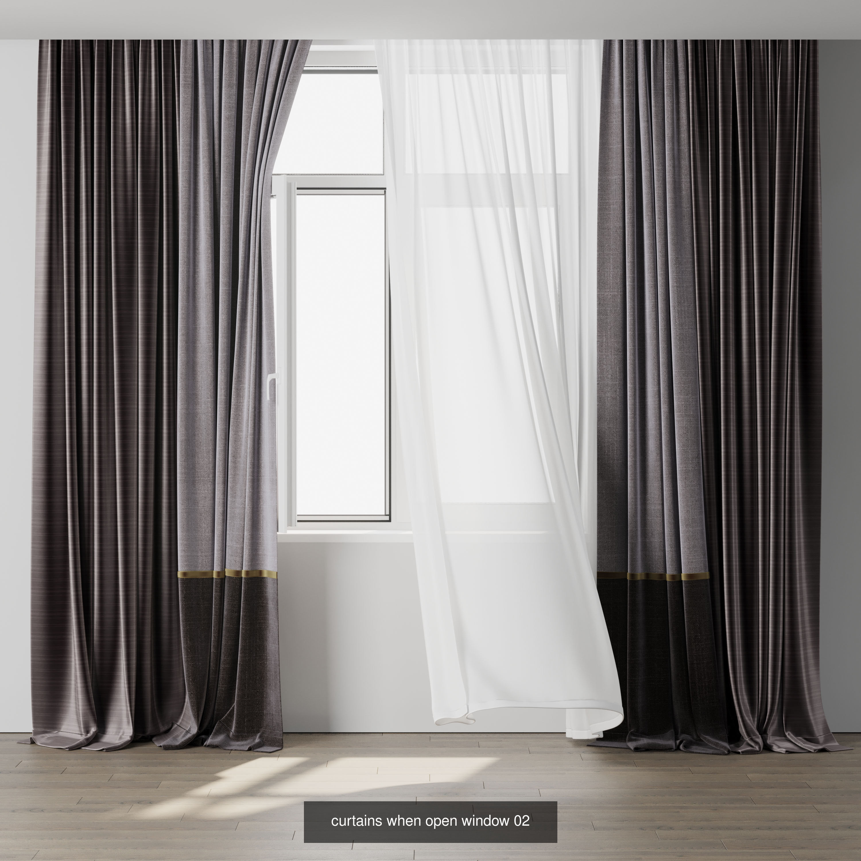 Collection curtains when open window  _5