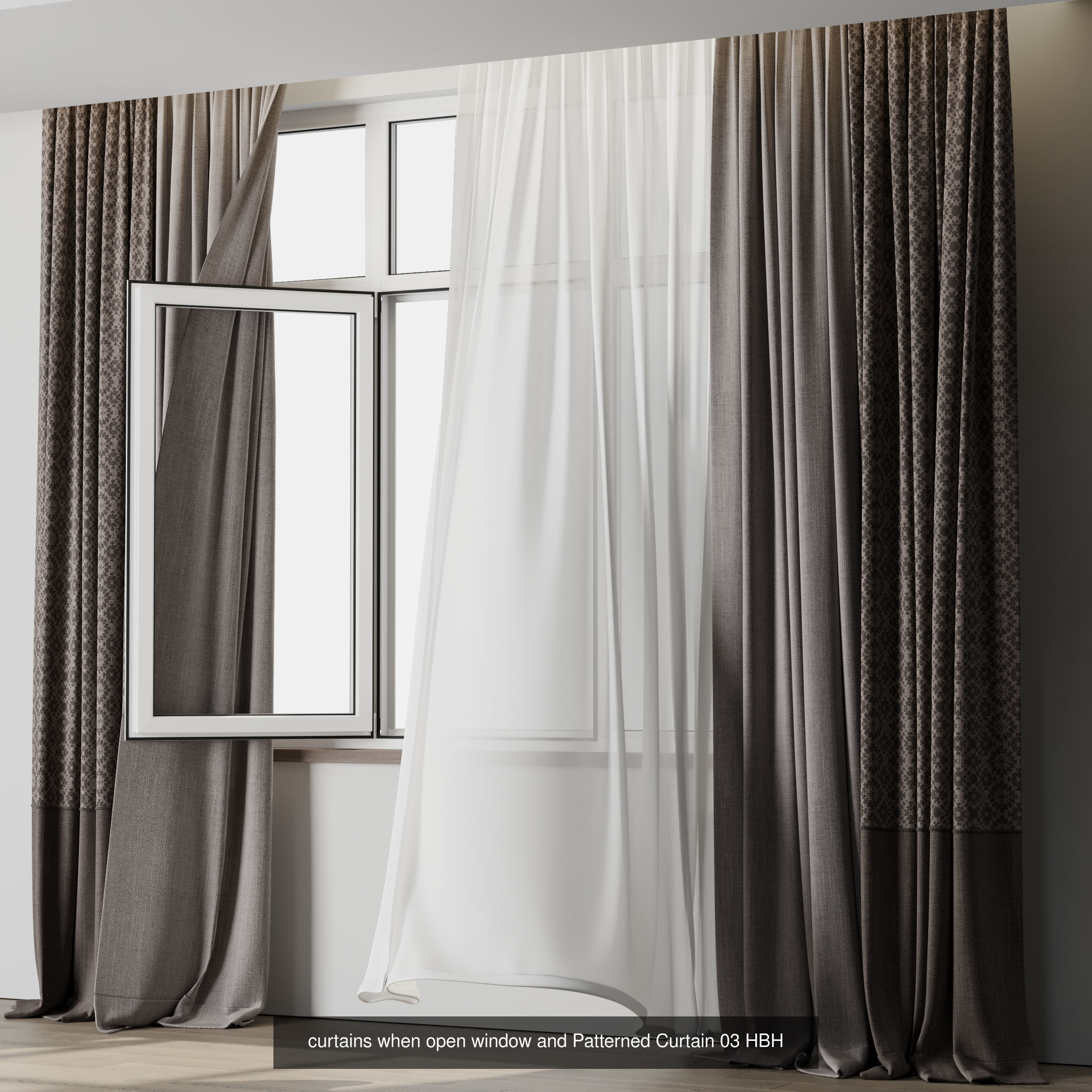 Collection curtains when open window  _3