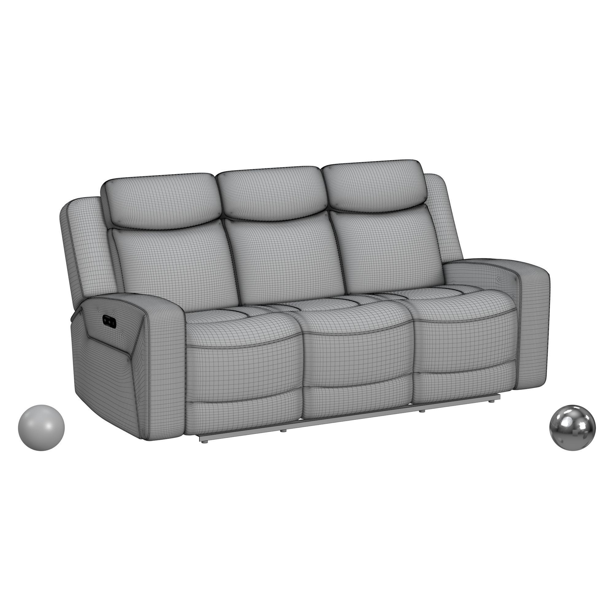 Ridge Sofa 3D model_4