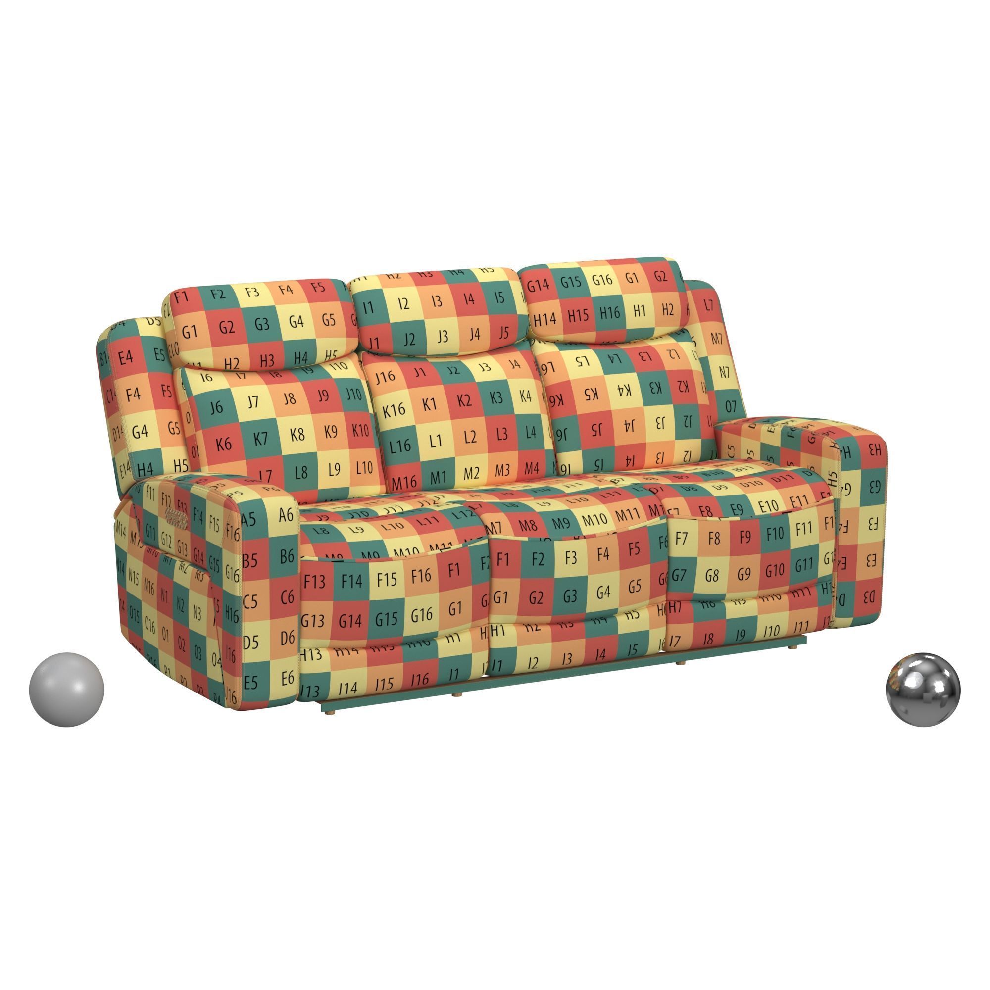Ridge Sofa 3D model_3
