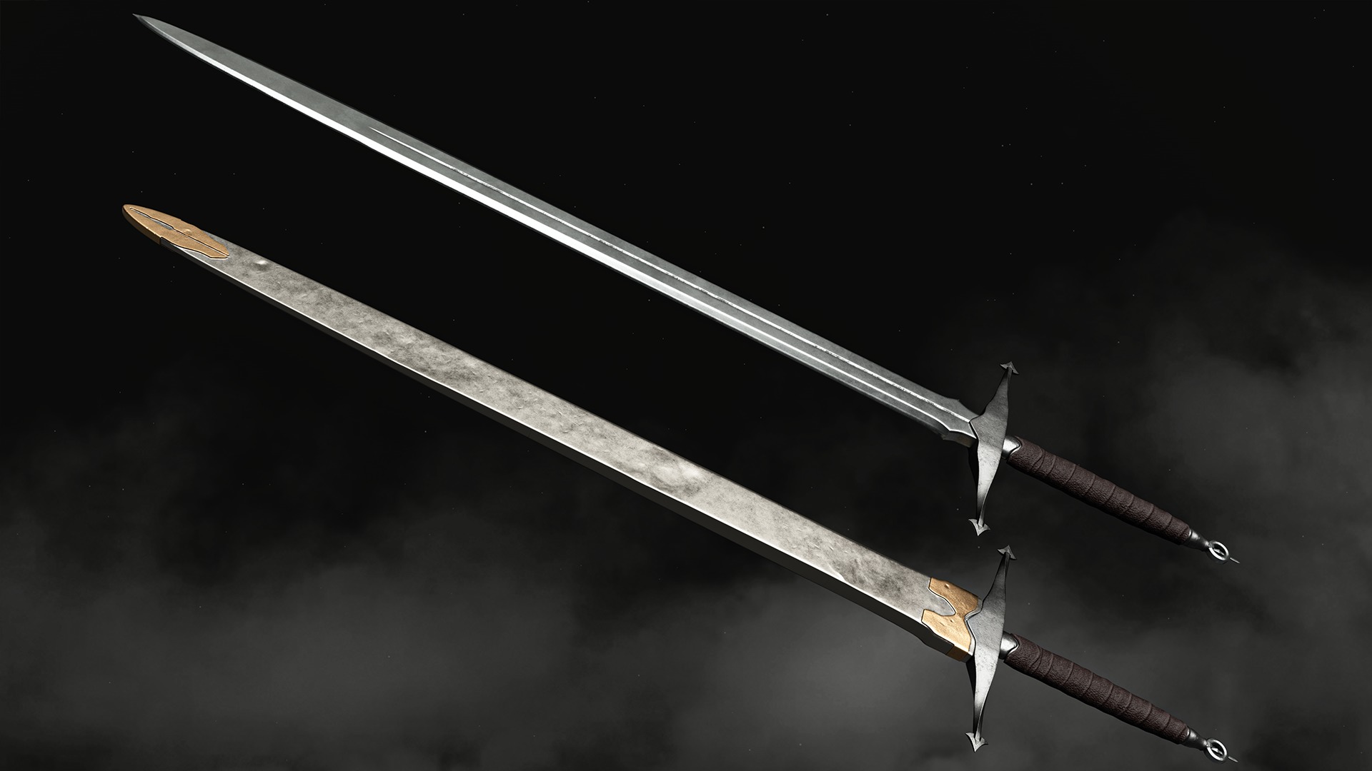 11 Swords - Fantasy 3D Model Collection_4