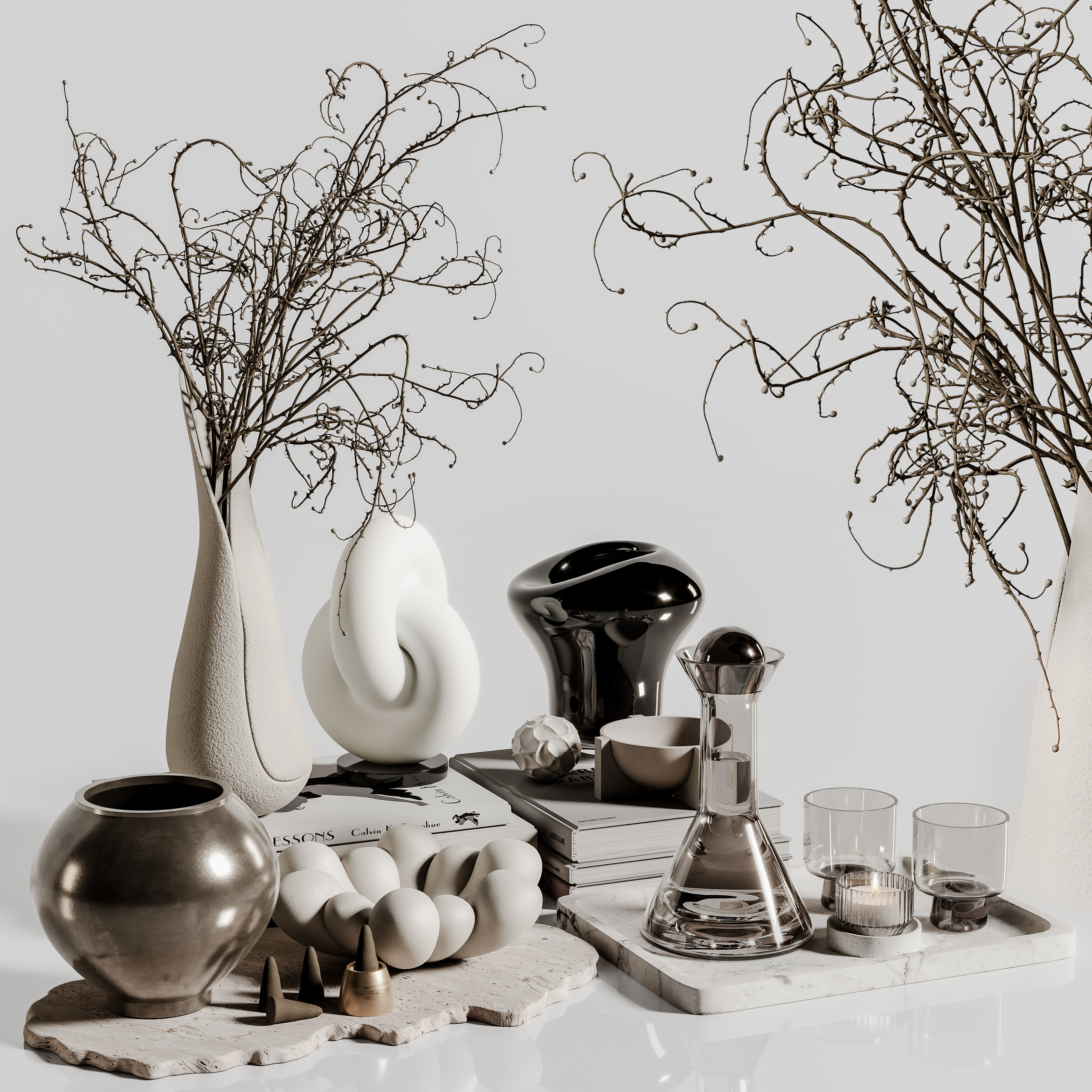 decorative set 125 3D model_1