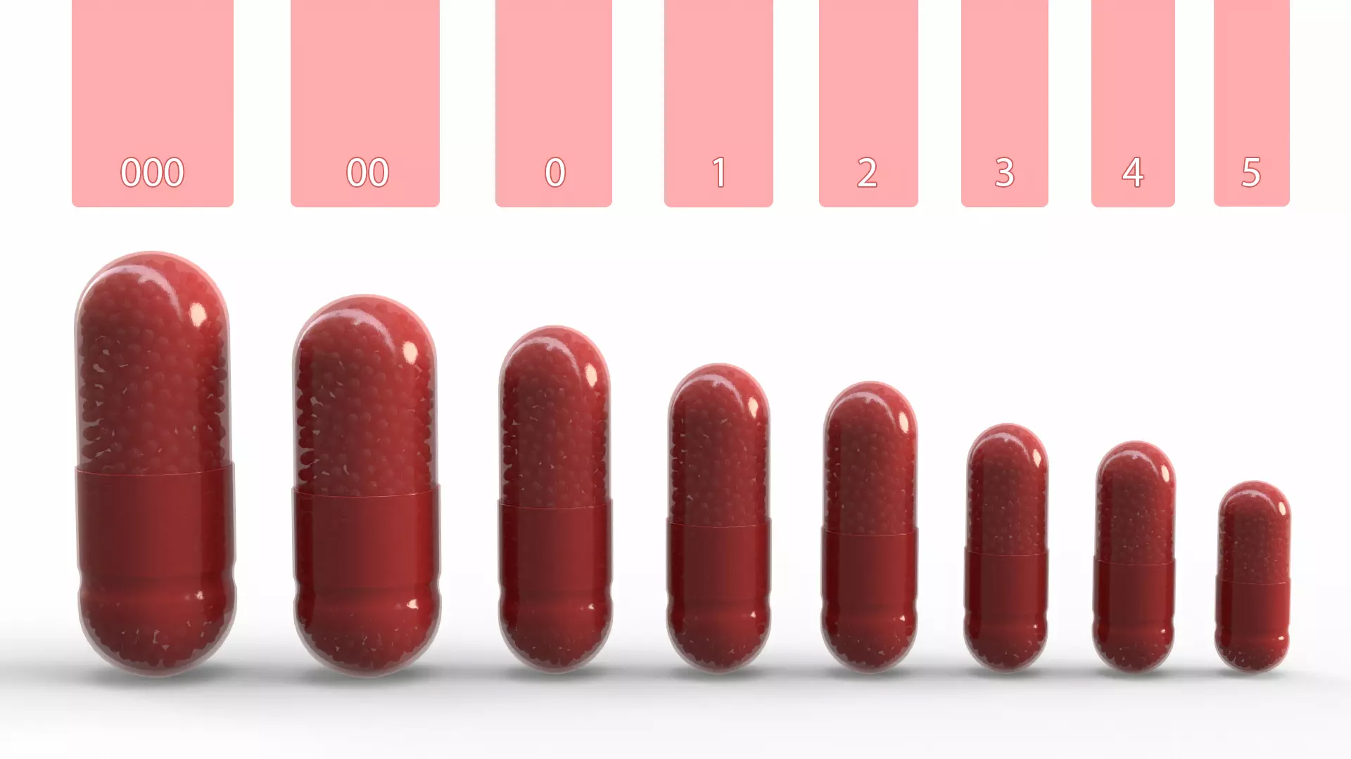 All capsule types or pills drugs Game Ready Low-poly 3D model_0