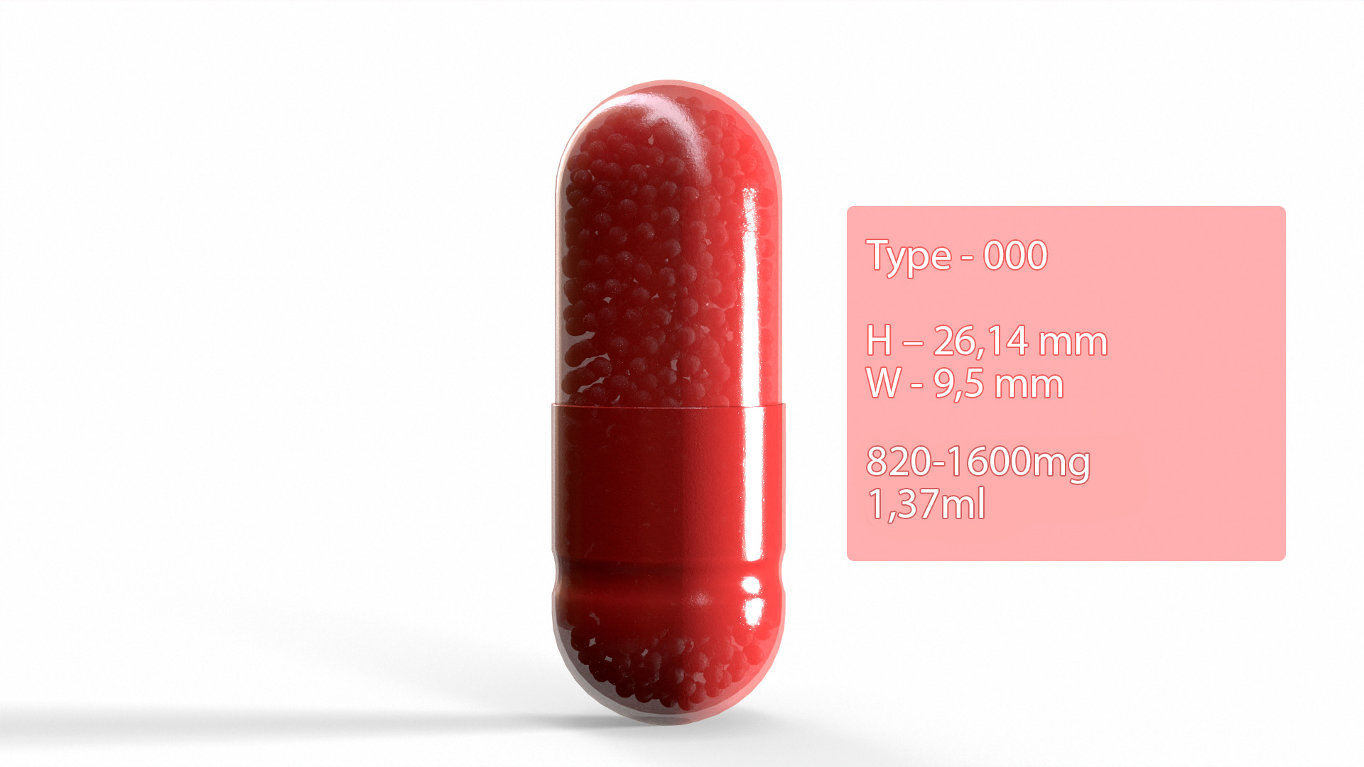 All capsule types or pills drugs Game Ready Low-poly 3D model_3