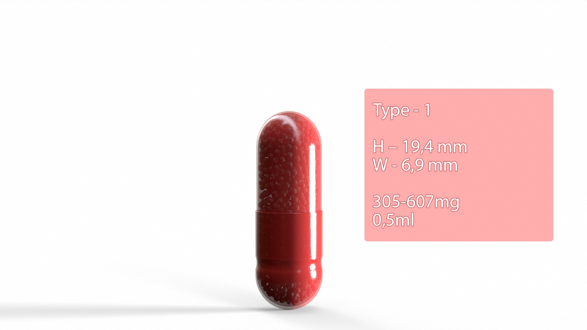 All capsule types or pills drugs Game Ready Low-poly 3D model_6