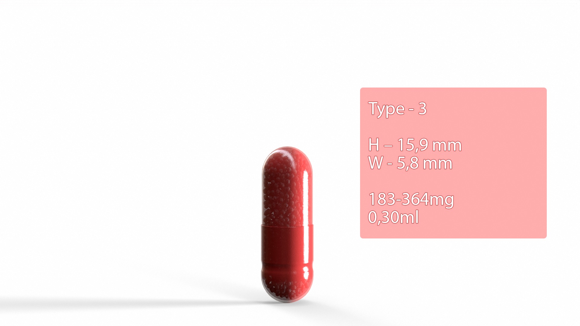 All capsule types or pills drugs Game Ready Low-poly 3D model_8