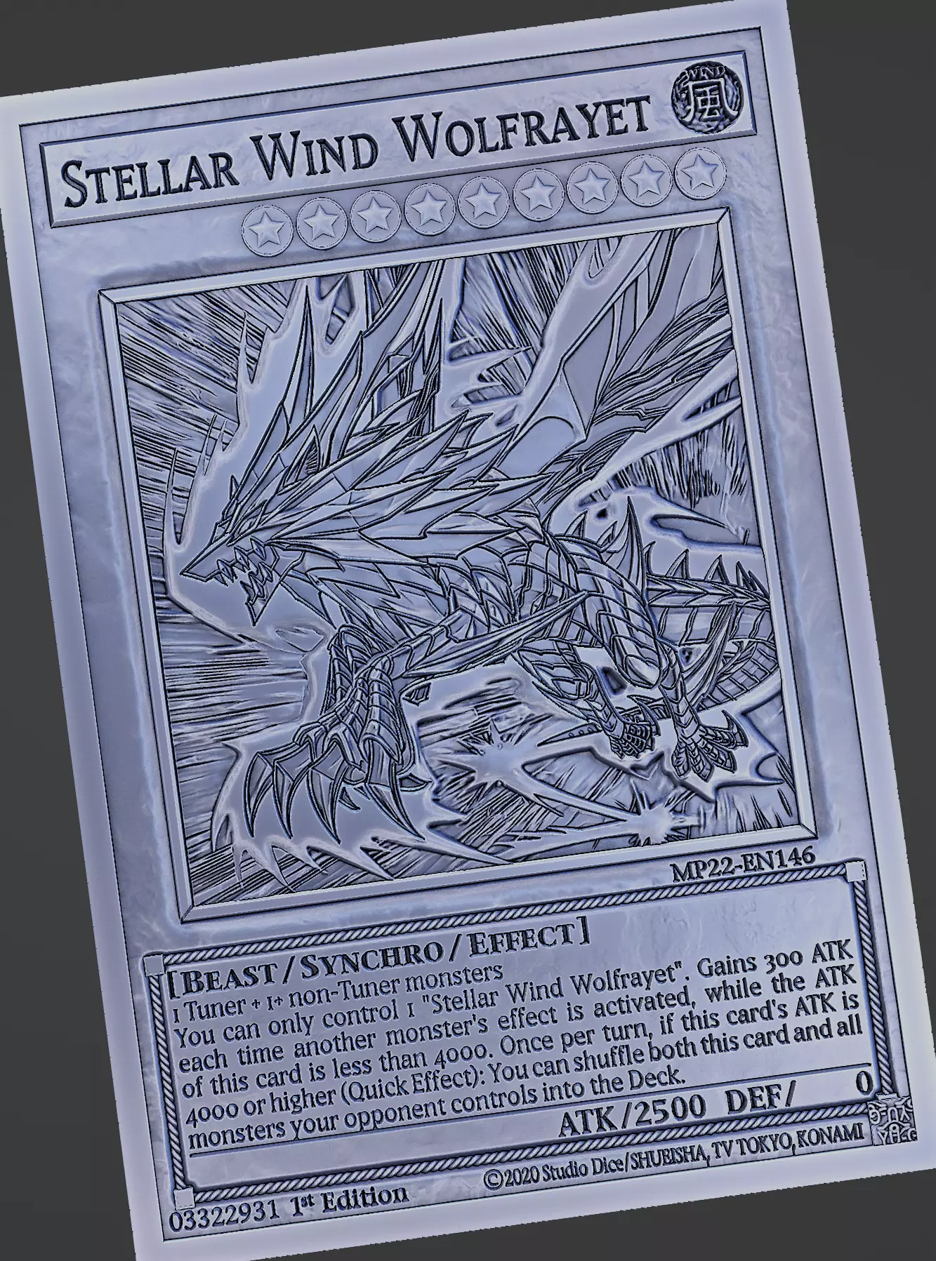 Stellar Wind Wolfrayet - yu-gi-oh Free 3D print model