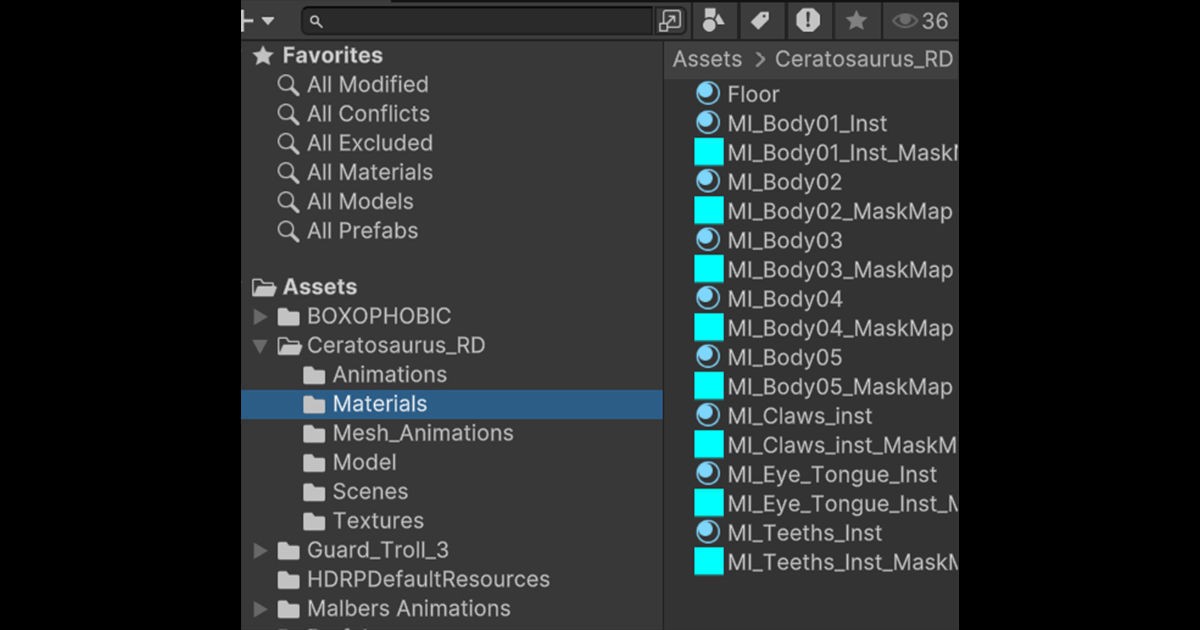 Dinosaur Dimetrodon Dinosaur - Unity Project Low-poly 3D model_19