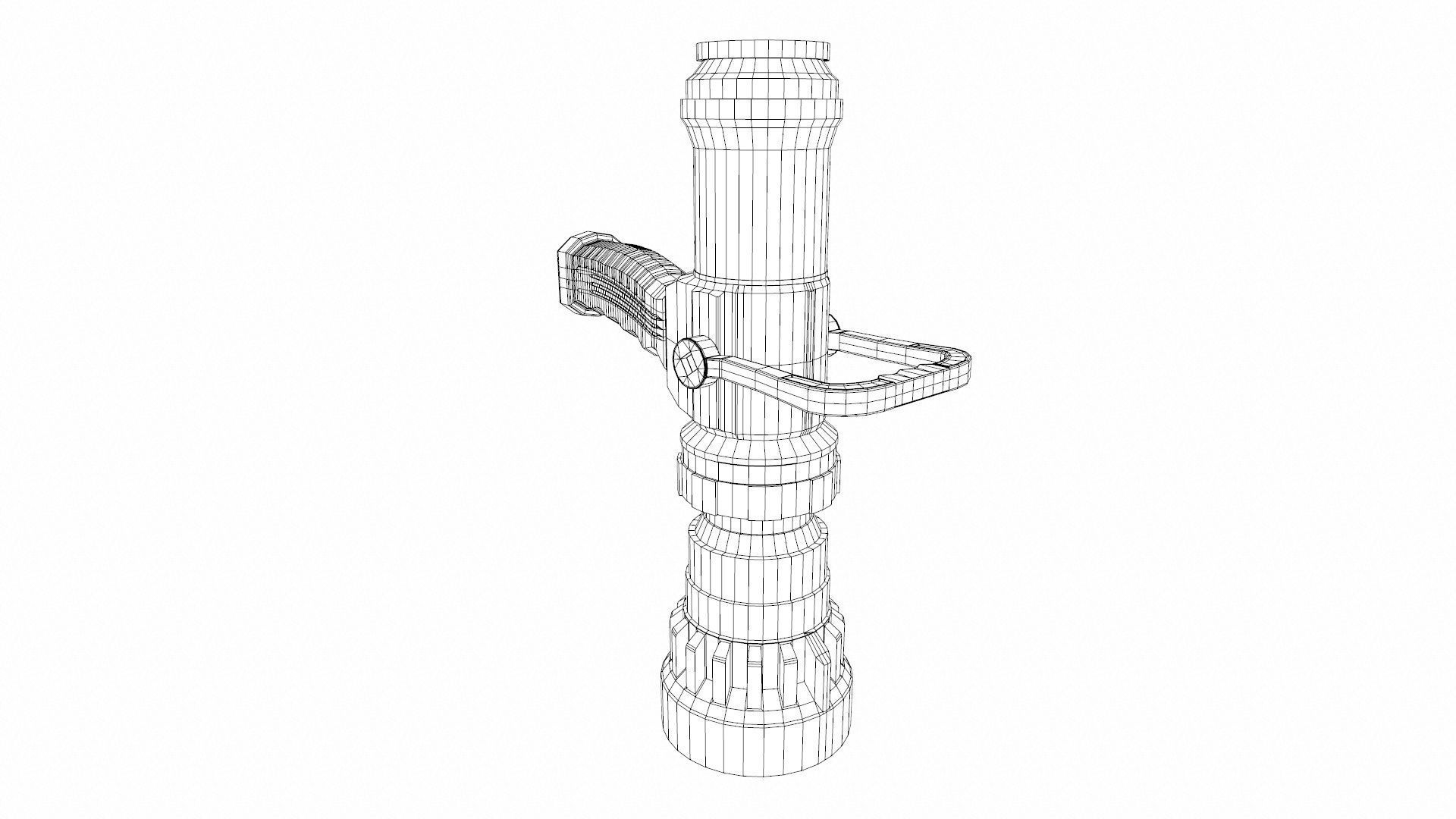 Rosenbauer RB6 Portable Monitor Low-poly 3D model_15