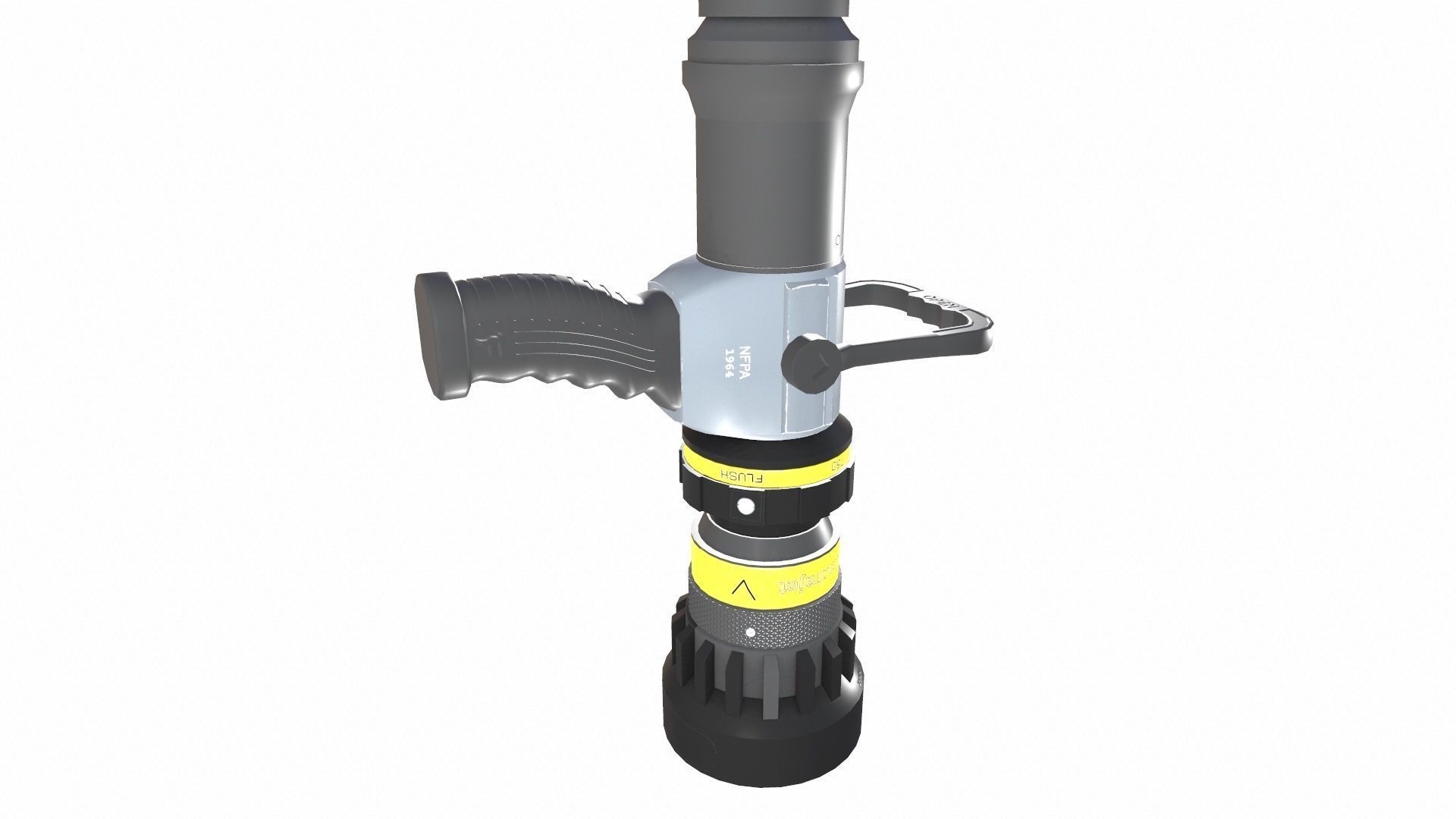 Rosenbauer RB6 Portable Monitor Low-poly 3D model_10