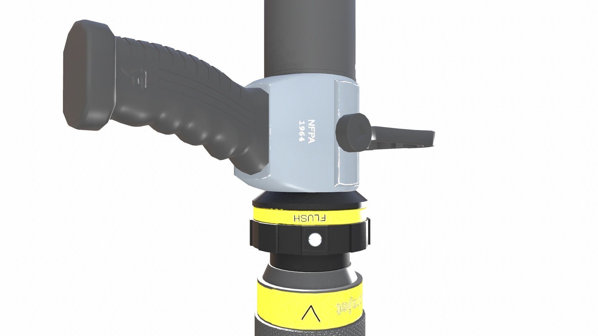 Rosenbauer RB6 Portable Monitor Low-poly 3D model_11