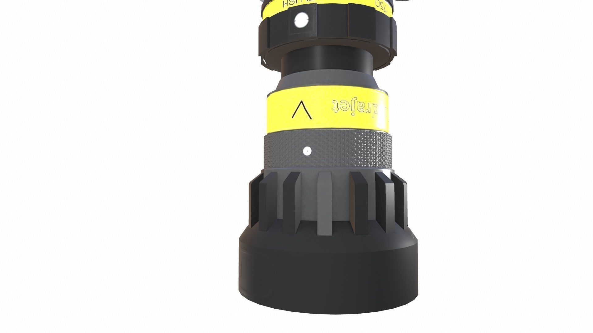 Rosenbauer RB6 Portable Monitor Low-poly 3D model_6