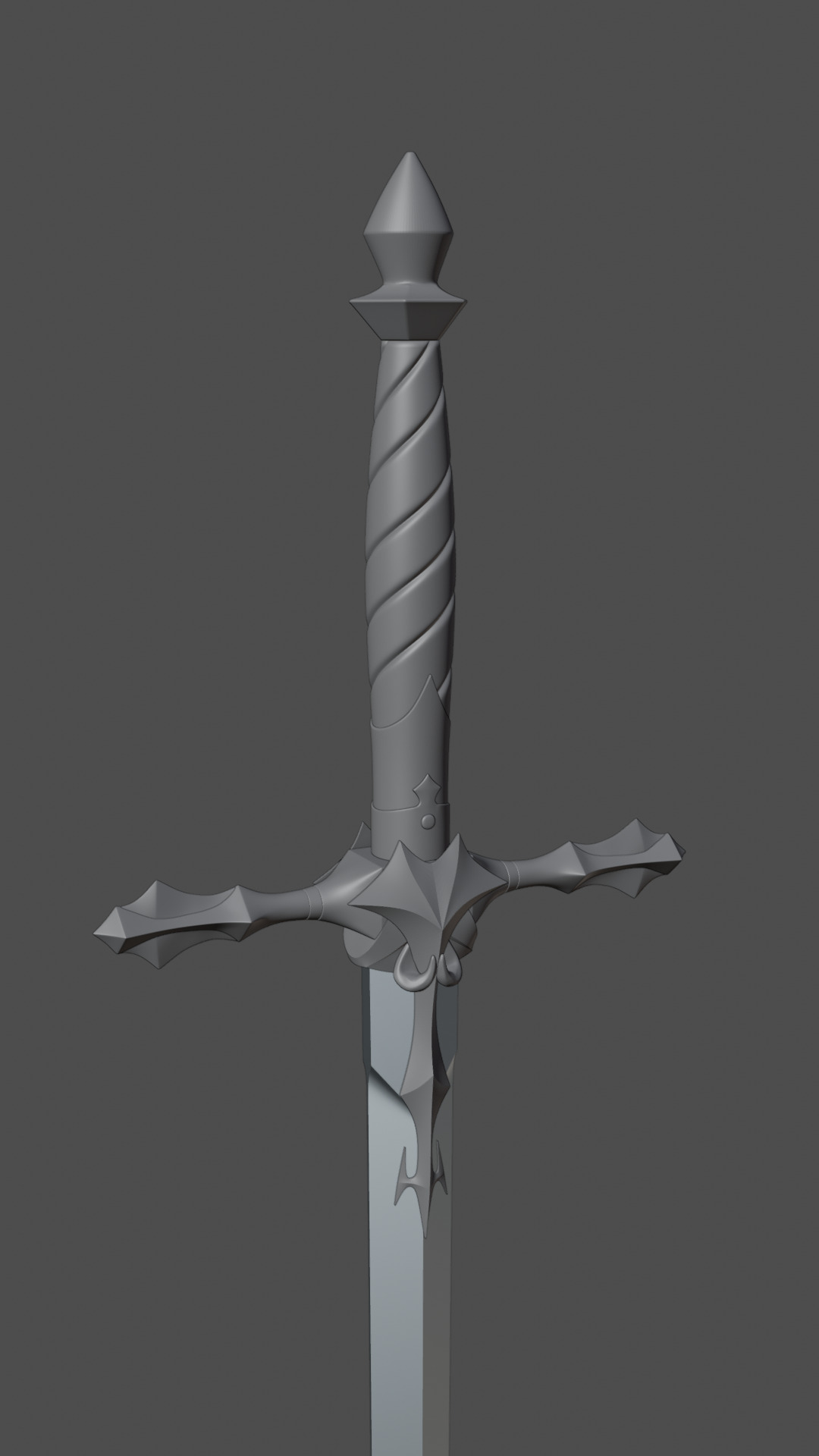 Alucard Heirloom Sword realszie cosplay prop 3D print model_4