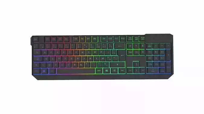 RGB Mechanical Gaming Keyboard switched On