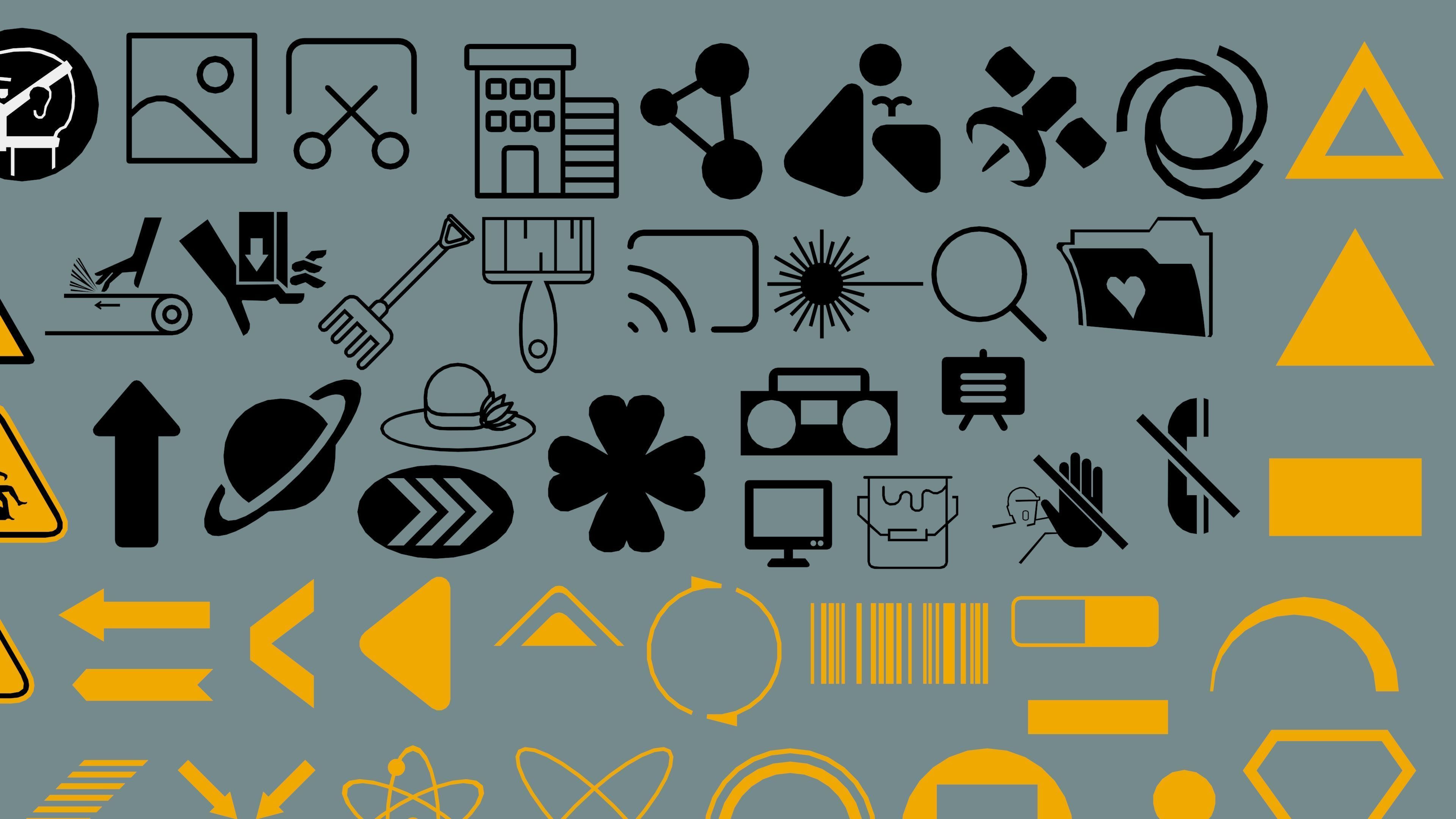 Polygon Decals 201 pieces - Collection 2 Low-poly 3D model_6