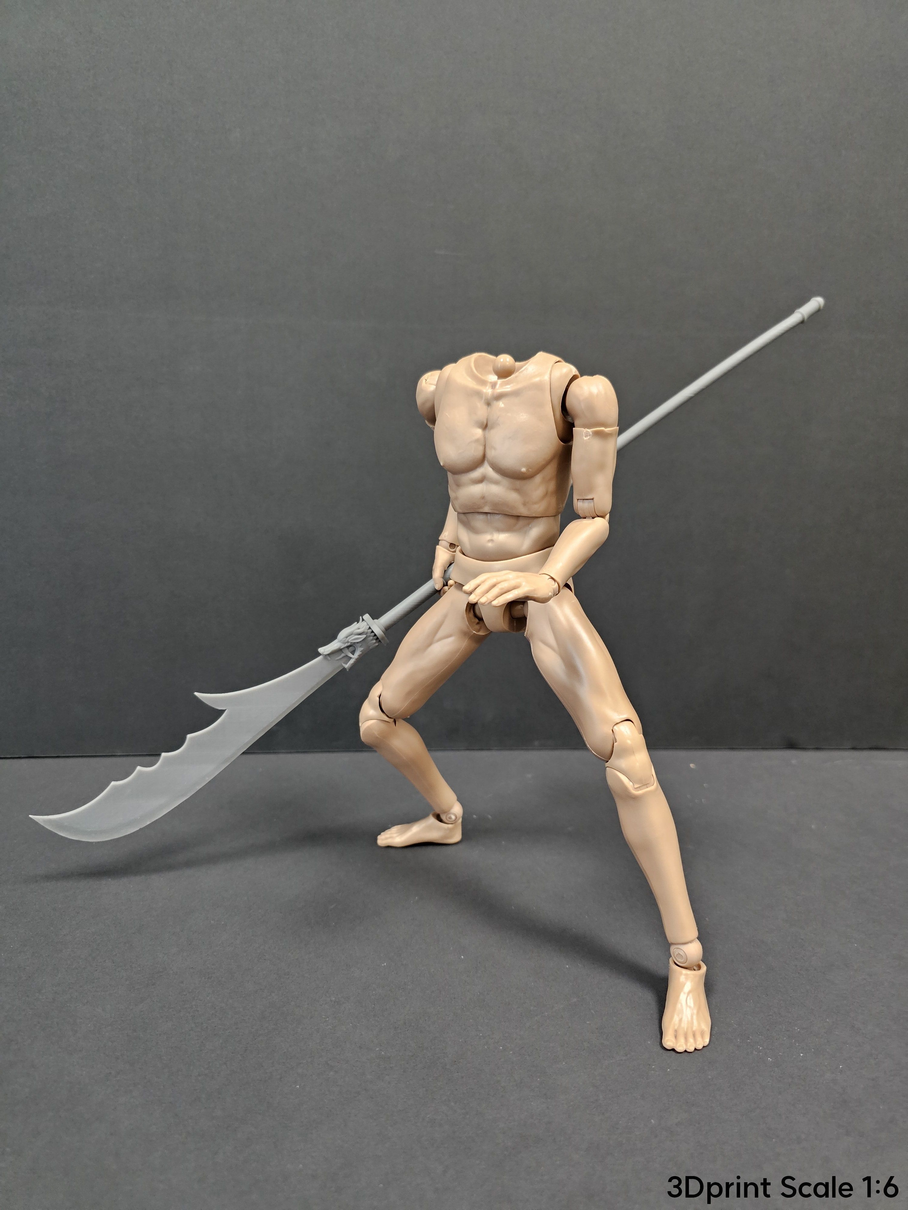 Weapons Encyclopedia 159 Engetsutou 3D print model_9