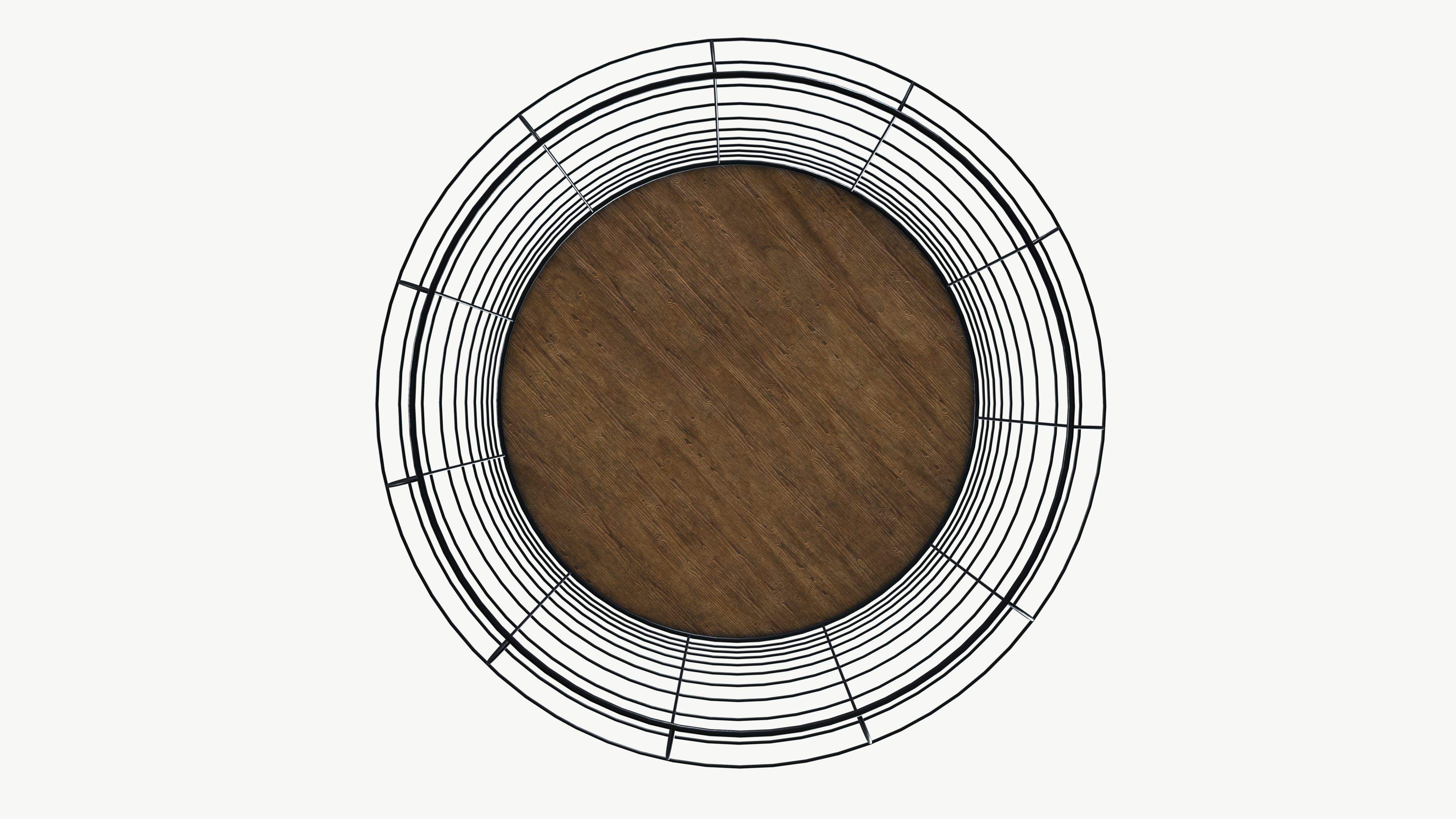 Coffee table Low-poly 3D model_7