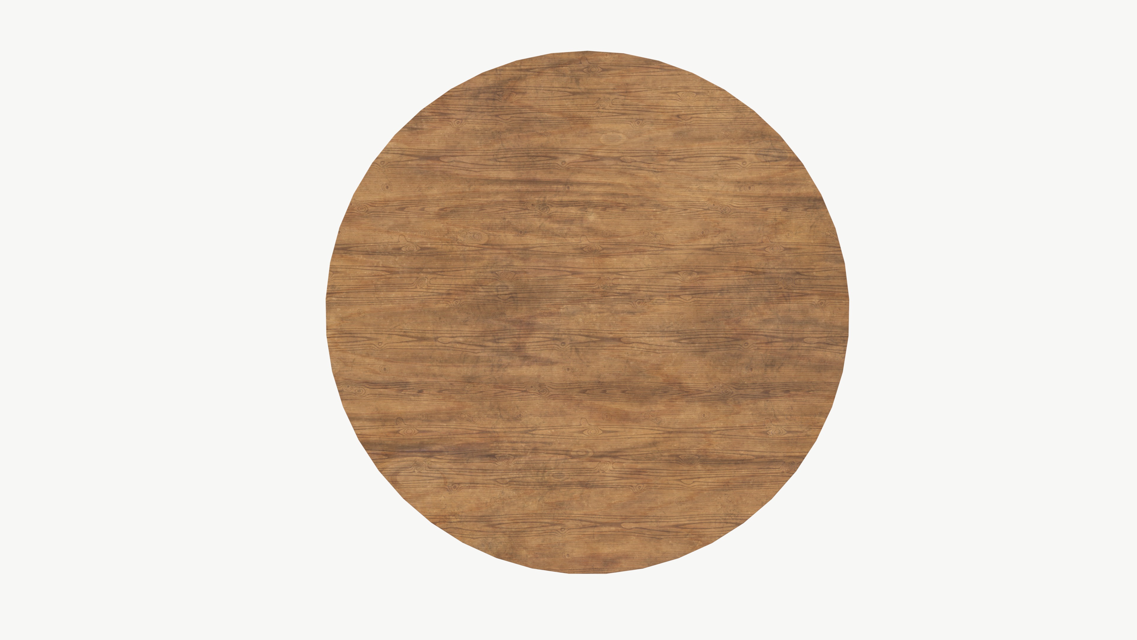 Coffee table Low-poly 3D model_5