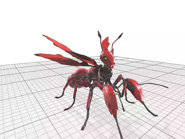 3D model red ant 3D print model