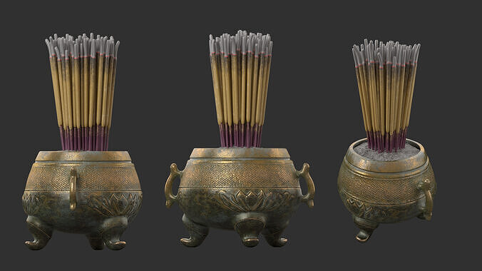 censer Low-poly 3D model