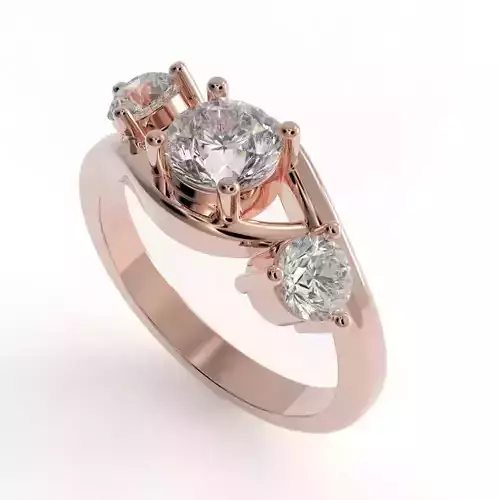 3 stone engagement ring