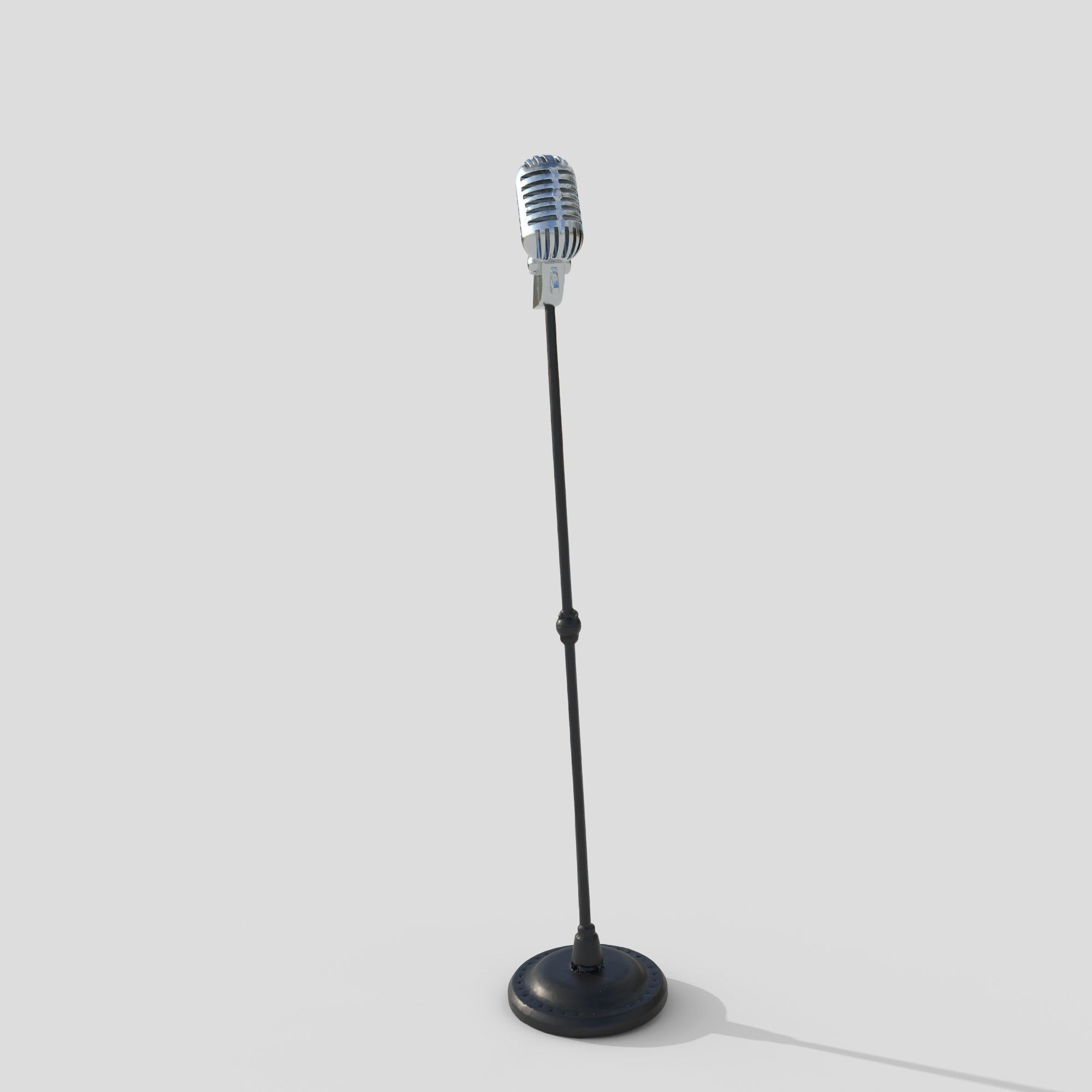 classic microphone 3D model_3