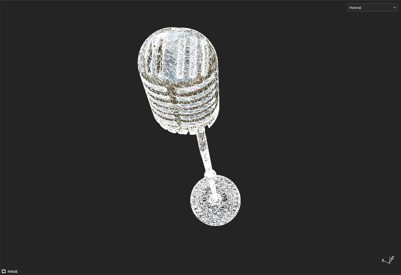 classic microphone 3D model_6