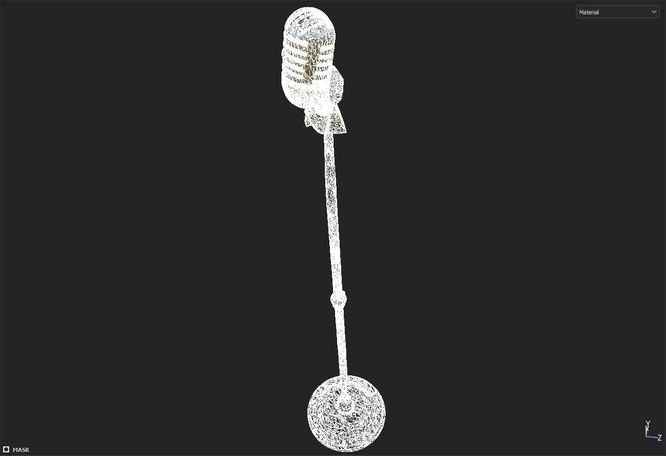 classic microphone 3D model_8