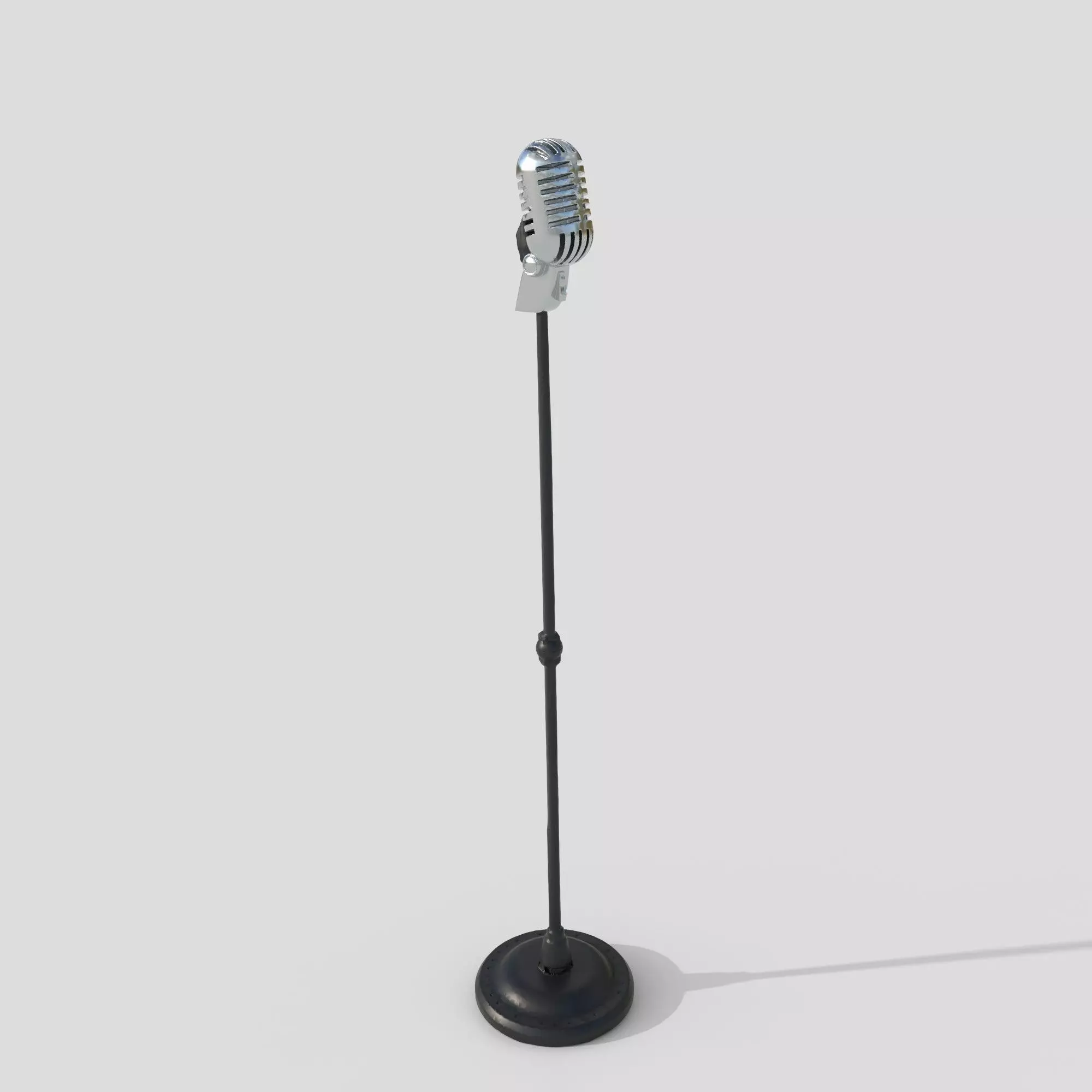classic microphone 3D model_0