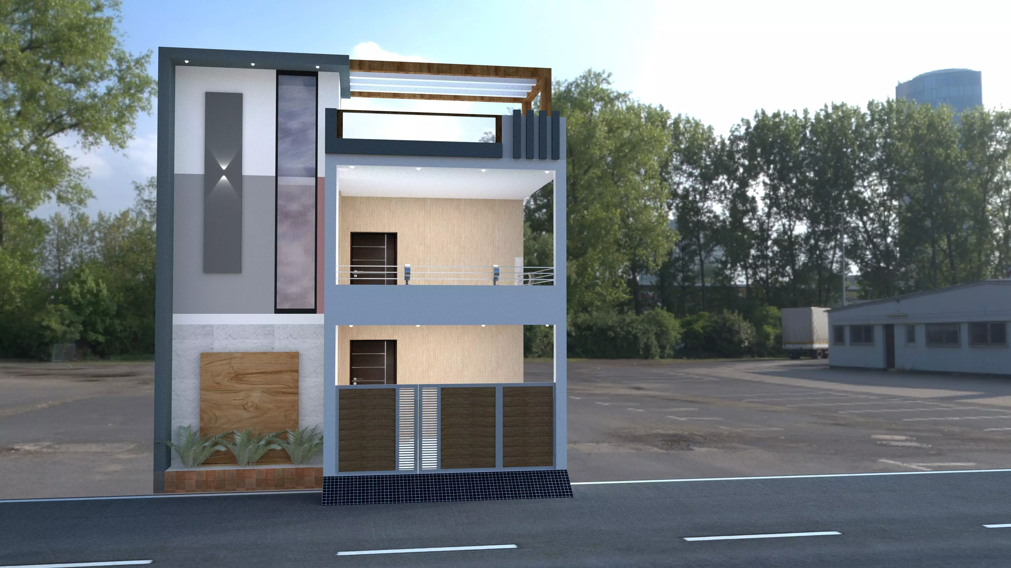 exterior house  3D model_0