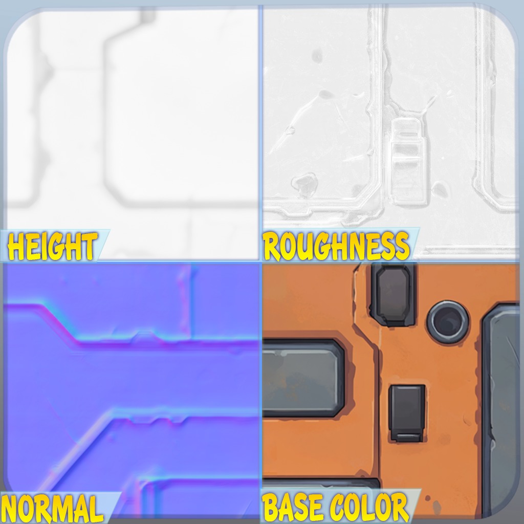 SciFi Seamless Texture Texture_1