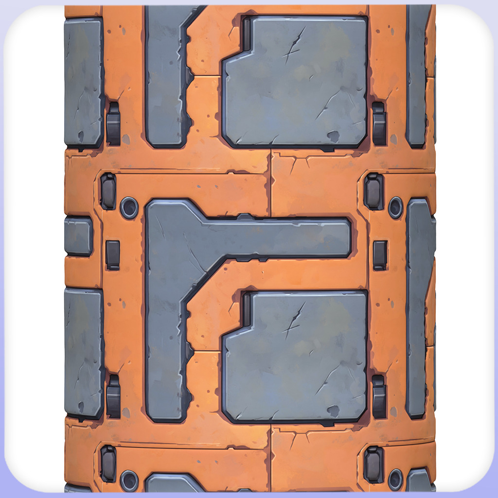 SciFi Seamless Texture Texture_2