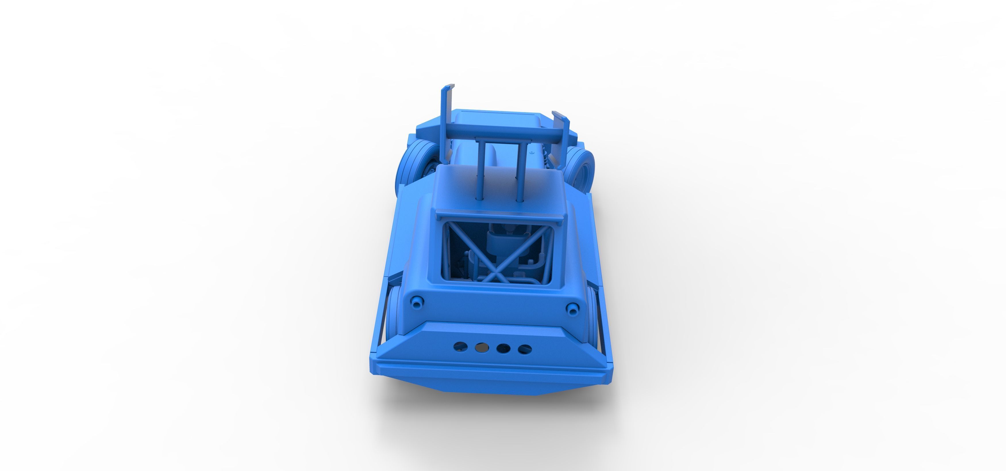 New Zealand Superstock car while turning Version 3 Scale 1 to 25 3D print model_44