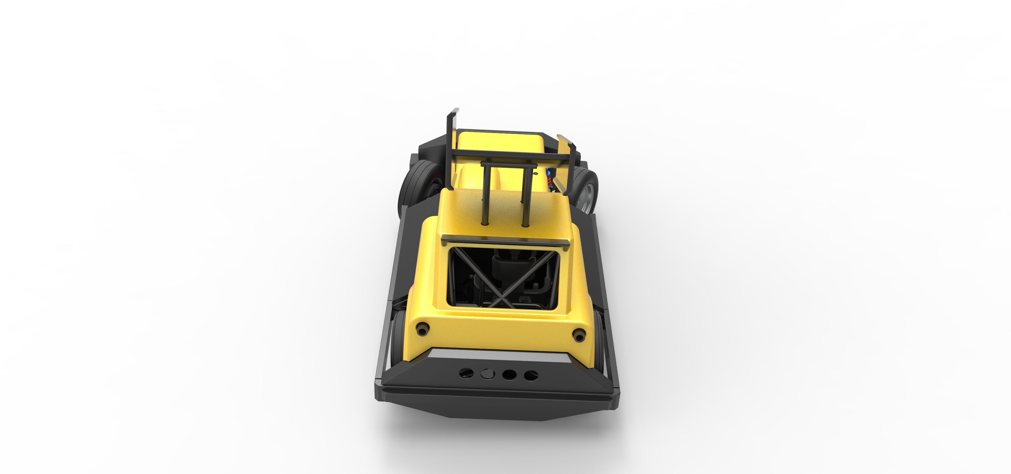 New Zealand Superstock car while turning Version 3 Scale 1 to 25 3D print model_17