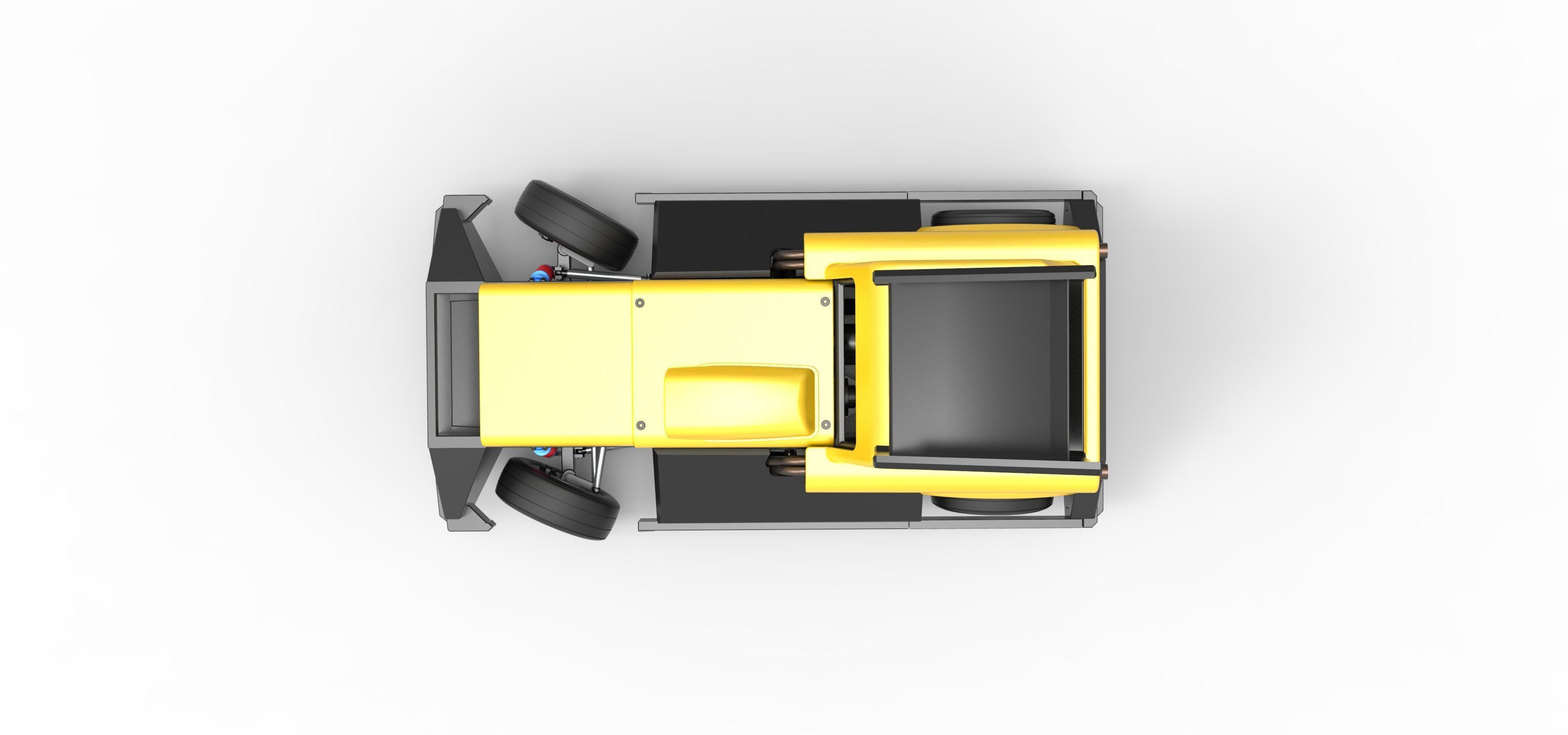 New Zealand Superstock car while turning Version 3 Scale 1 to 25 3D print model_11