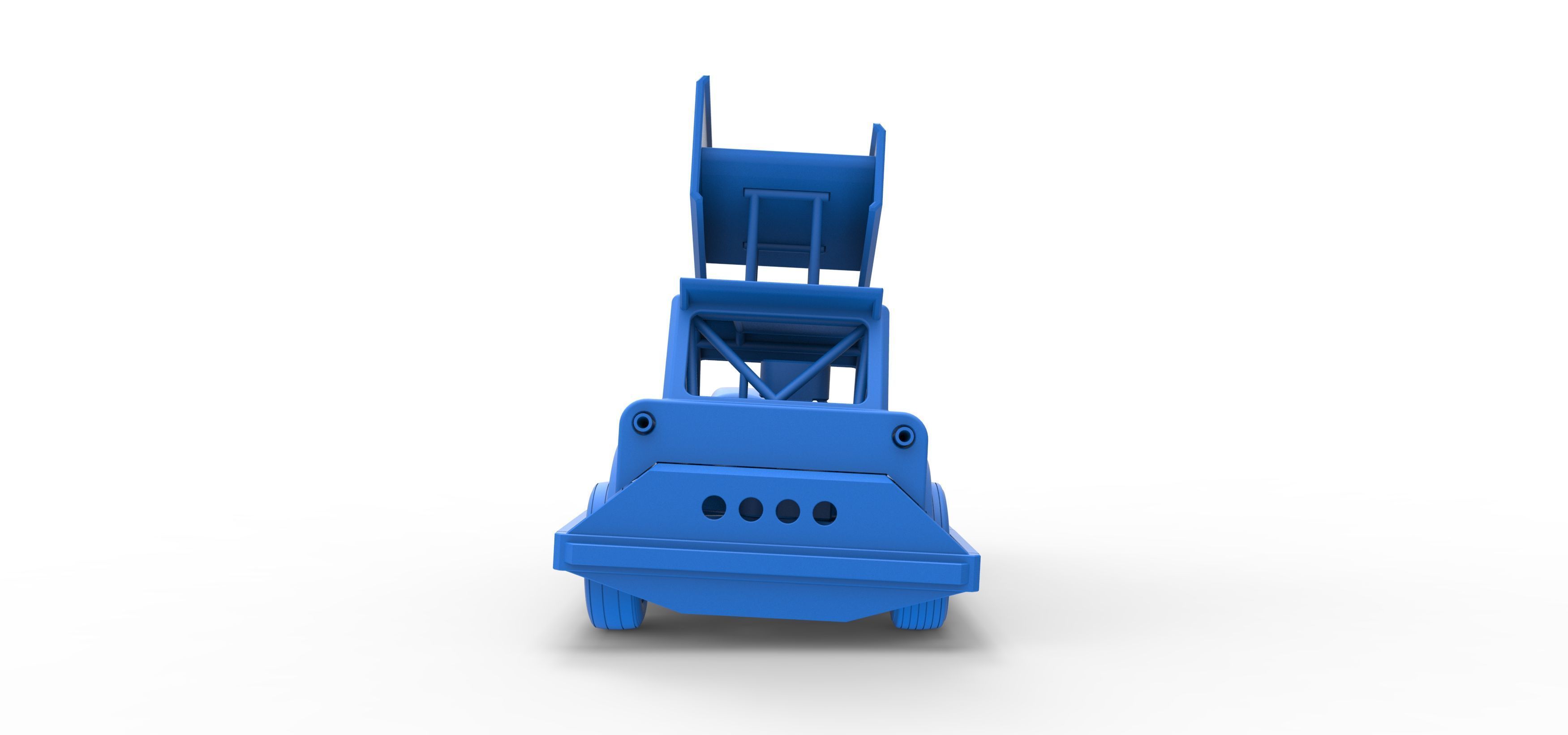 New Zealand Superstock car while turning Version 3 Scale 1 to 25 3D print model_43