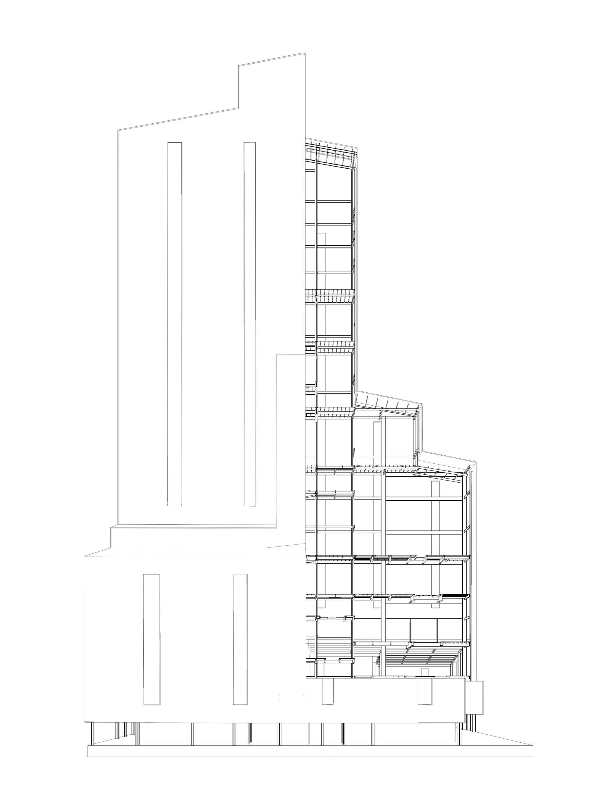 Factory tower in cutaway section 25i06 3D model_8