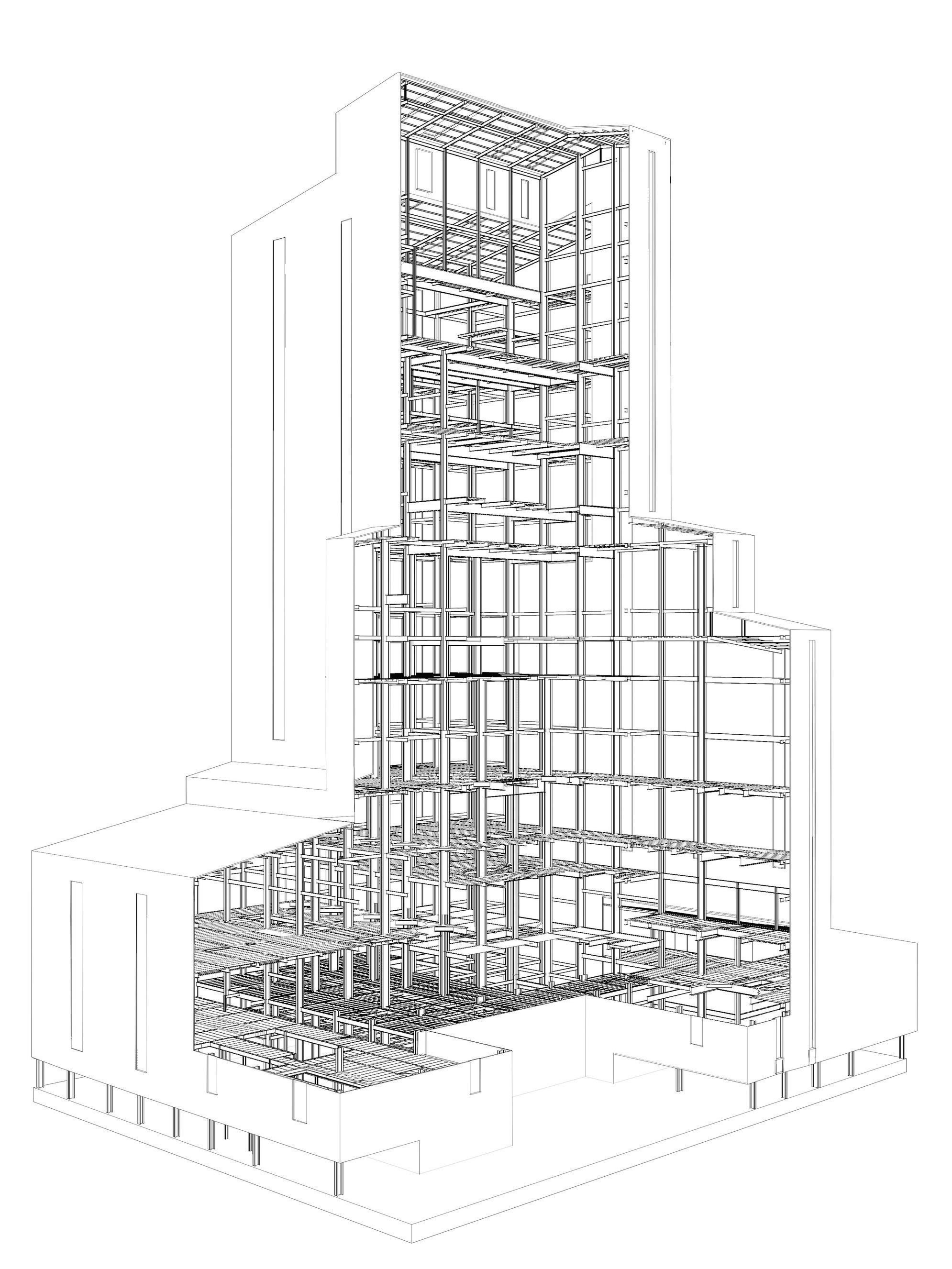 Factory tower in cutaway section 25i06 3D model_10